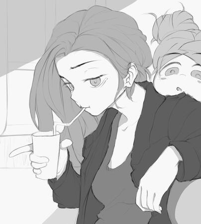Bust Up Sketch Sample 1